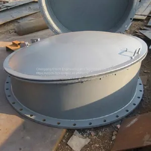 Fiber Glass Flap Electric Cast Casting FRP Penstock Sluice Gate Valve Water Gate Pipe Gate Use in River Course thumbnail-5