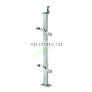 Factory Cheap Price Glass Post Handrails Stainless Steel Glass Railing Balustrade Wholesale In China thumbnail-6