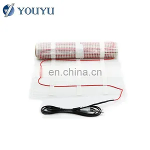 Radiant Underfloor Under Tile Double-Core Foil Electric Heating Mat With Touch Thermoatat For Laminate thumbnail-5