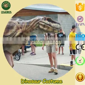 JLDC-C-Hot Sale Realistic Flexible Silicone Rubber Dinosaur Costume for Adults thumbnail-1