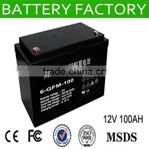 Free Maintenance Deep Cycle Gel Solar Batteries 12 Volt 12v 100ah Sealed Lead Acid Battery thumbnail-1