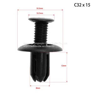 HE31 150PCS Automotive Reinforced Door Trim Panel Solid Nylon Plastic Door Panel Buckle thumbnail-2