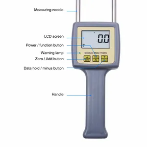 New Grains Barley Corn Hay Oats Rapeseed Rough Rice,Sorghum,Soybeans, Wheat Grain,Moisture Meter TK25G thumbnail-1