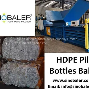 HDPE Pill Bottles Baler Machine thumbnail-1