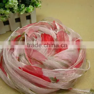 NC008 Ladies SQUARE Chiffon 105CM*105CM NECK SCARF Gauze Scarf thumbnail-1