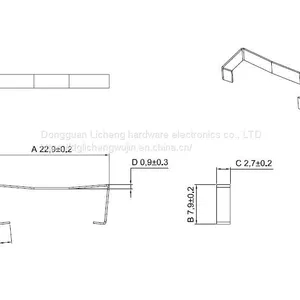PEI22 Clip,EI22 Clamp,Special Clip for Beauty Instrument Ei22 Transformer，SUS301 thumbnail-3