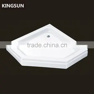 Sanitary Ware White Custom Tray Bath Tray Diamond Acrylic Shower Tray thumbnail-1