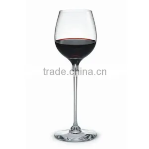 Handmade Mouth Blown Long Stem Transparent Wine Bottle Glass thumbnail-1