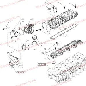 FPT IVECO CASE Cursor9 F2CFE614A*B041/F2CGE614F*V004 5802431166 TRANSMITTER5801546385 thumbnail-1