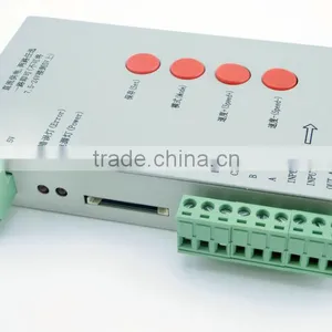 SD Card Recognizable DIY Color Changing Mode T-1000S Programmable LED Strip Controller Especially for Dream-color Changing Strip thumbnail-5