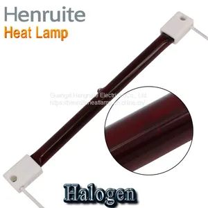 220v 1000w Ruby Reflector Infrared Lamp ir Heater Halogen Emitter thumbnail-2