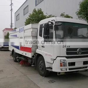 New Dustbin Street Sweeper Truck 10000Liters Cleaning Vehicle,Road Sweeper Machine With Snowing Cleaning Equipment thumbnail-3