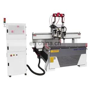 Wood Metal Acrylic Engraving Cutting Carving Milling Router Atc CNC Machine for Door Furniture Cabinet MDF Plywood Working thumbnail-2
