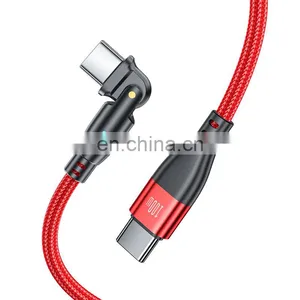 PD 100W 180 Degree Charging Cable Fast Charging Type C Charger Data Transfer Mobile Phone Usb C Data Cable thumbnail-2