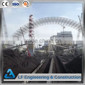Grid Structure Space Frame Barrel Coal Storage With Prevent Rainwater thumbnail-4