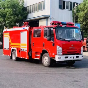 Isuzu's 3.5-ton Water Tanker Fire Truck, the Guardian of the City's Flames thumbnail-2