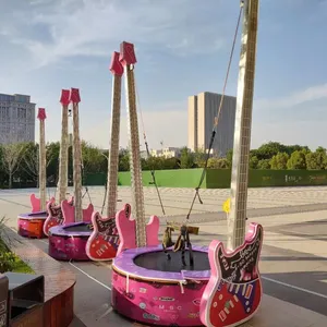 Park Backyard Carnival Ride Big Single Para 5 Trailer Jump 4 in 1 Jumping 4 2 1 Persons Bungee-trampoline Bungee Trampoline thumbnail-1