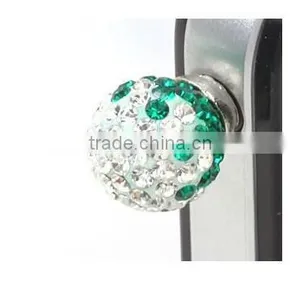 3.5mm Rhinestone Dust Plug Shamballa Ball for Iphone4/5 thumbnail-6