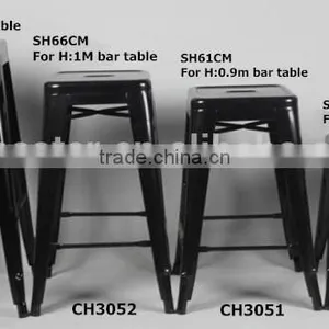 Xavier Pauchard High 61cm Coffee Shop Metal Stool thumbnail-4