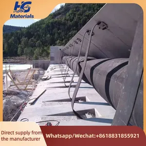 Air Shield Dam, Pneumatic Steel Shield Rubber Dam, Shield-shaped Sluice Gate, Airbag Support Dam, Inflatable Water-retaining Dam, Landscape Dam thumbnail-1