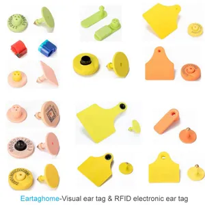 Eartaghome RFID Ear Tags CE Certified ISO11784 / 11785 134.2kHz RFID Low Frequency TPU Tag for Livestock SAF1100 thumbnail-4