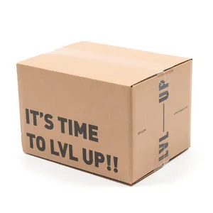 Natural Materials Strong Hot Sale Custom Kraft Paper Shipping Box Corrugated Box for Shipping thumbnail-1