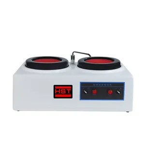 HST-P2T High Quality Dual Disc Metallographic Specimen Polishing Machine Low Noise 1-Year Laboratory Use Warranty thumbnail-1
