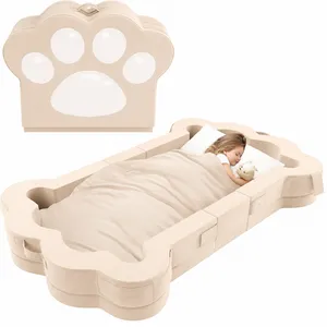 OEM/ODM Portable Toddler Travel Bed Foldable Soft Foam Floor Bed for Kids thumbnail-1