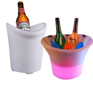 Mini Ice Bucket Party Inductive Rechargeable LED Beer Bucket Night Club Accessories LED Beer Bucket thumbnail-3