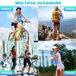 Customized LogoCooling Towel Ice Towel Soft Breathable Chilly Towel Stay Cool for Yoga Sport Gym Workout Camping thumbnail-5
