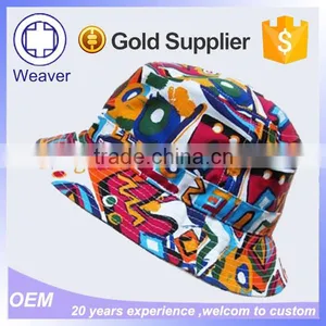 2015 Hot Sale Cool Green Tie Dyed Fashion Custom Bucket Hat thumbnail-3
