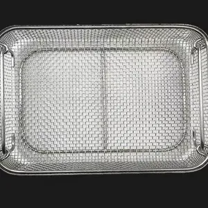 Stainless Steel Mesh Basket 150 Micron Mesh Filter 304L Material 300mm Diameter Customizable thumbnail-2