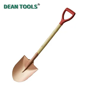 Non-Sparking Round Point Shovel,Round Point Design,Sharp Penetrating Edge,Heavy Duty Digging Design thumbnail-1
