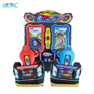2 Player Racing Arcade Machine Rhythm Overdrive Dual Screen Car Driving Simulator for FEC Operators and Commercial Game Centers thumbnail-1