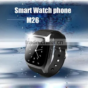 2016 Wholesale Golden Supplier in Cheap Touch Screen Watch Phone Smartwatch M26 thumbnail-1