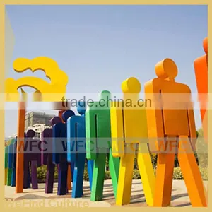 Colorful Artistic Sculpture Matchstick Man thumbnail-1