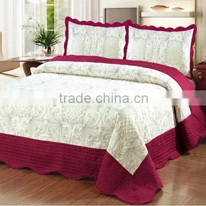 Hot Sale 3Pcs Embroidered Quilt Set thumbnail-3