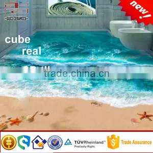 3d Flooring Tile for Bathroom Seaworld Picture Porcelain Wall and Floor 3d Tile thumbnail-4