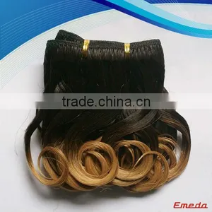 Hot Sale Brazilian Virgin Remy Human Hair Two Tone Color Body Wave Ombre Hair Weaves thumbnail-1