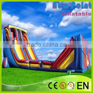 New Point PVC Trampoline Inflatable Slide Bouncer Large thumbnail-1