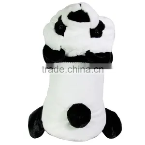 3D Dog Panda Clothes With Shorn Velvet Material and Rhombic Cotton-padded Lining Fit for Autumn and Winter thumbnail-6
