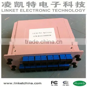 1*16 Optical PLC Splitter for FTTH/GPON/EPON Network thumbnail-1