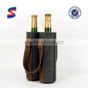 Custom Wine Cooler Bag Neoprene Bottle Wine Tote Bags thumbnail-1