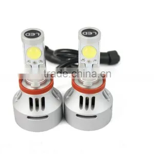 Lanseko 2015 Newest 4S H11 Car Led Headlight Bulbs 38w 12v 7000lm 5 Color Available DIY Freely thumbnail-4