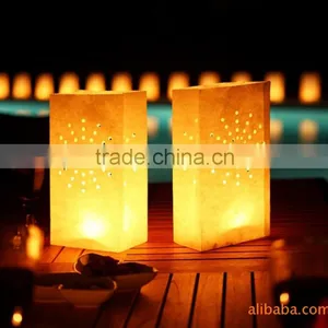 Safe Paper Lantern Candle Bag For Wedding Party Decoration Tea Light Candle Bag thumbnail-1