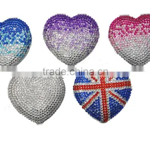 Bling Rhinestone Jeweled Mirror Crystal Comestic Mirror thumbnail-3
