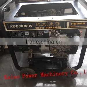 DC 300A AC Single Phase 3KW Diesel Welder Double Use Generator Power Set(KDE300EW) thumbnail-3