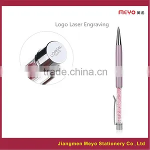 Custom Logo Crystal Pen, Logo Engraving Crystal Pen Set, Logo Printing Crystal Pen thumbnail-3