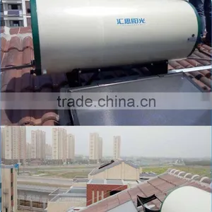 2014 New Fashionable Style 100L -300L Pressurized Flat Plate Solar Water Heater for Overseas Market thumbnail-3