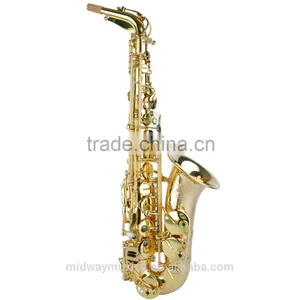 MAS-800S Gold Lacquer Alto Saxophone From Chinese Woodwind Instruments Supplier thumbnail-1